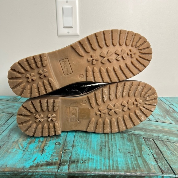 Alberto Faux Shearling Lined Lace up Boots Size 41 - Picture 7 of 14